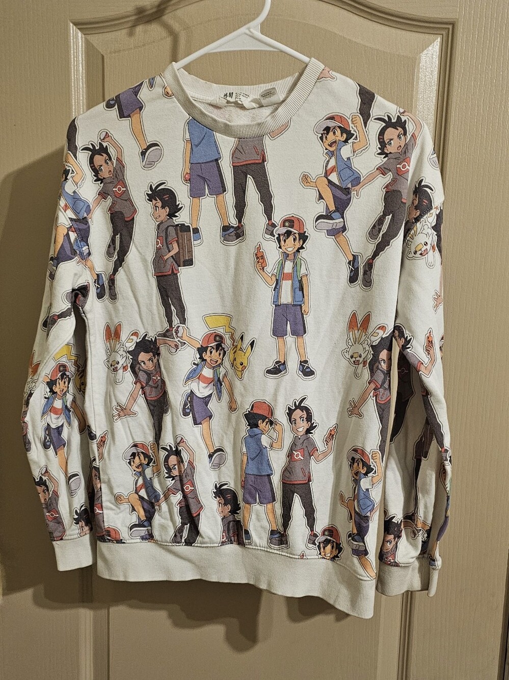 H&M Pokemon Collab Pullover Sweatshirt 12/14